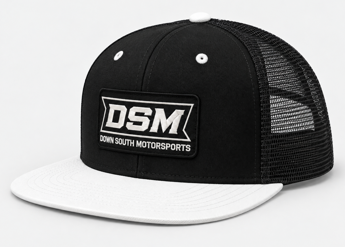 DSM White/Black Snapback with Patch