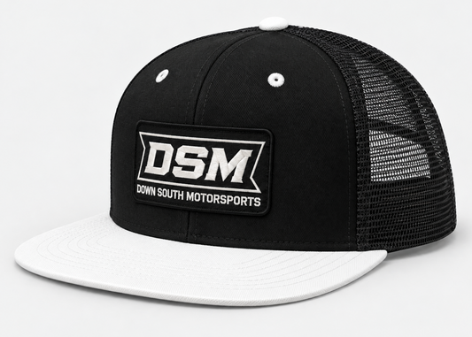 DSM White/Black Snapback with Patch