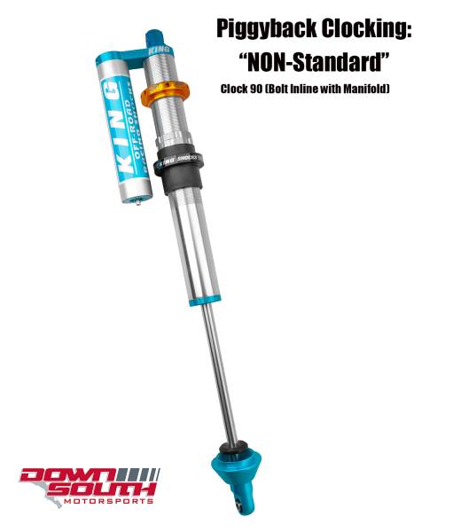 King Shocks 2.5 PR Bypass Piggyback Reservoir Without Springs With Internal Bypass (IBP)