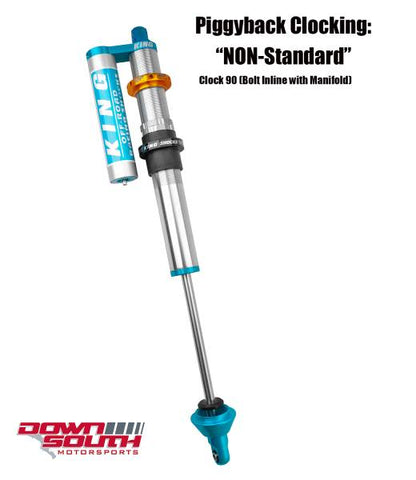 King Shocks 2.5 PR Bypass Piggyback Reservoir Without Springs With Internal Bypass (IBP)