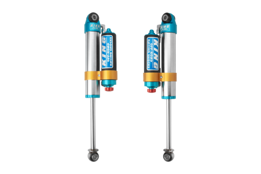GRENADIER 23+ REAR PIGGYHOSE RESERVOIR SHOCK W/ ADJUSTER FOR 0-2.5" LIFTS (PAIR)