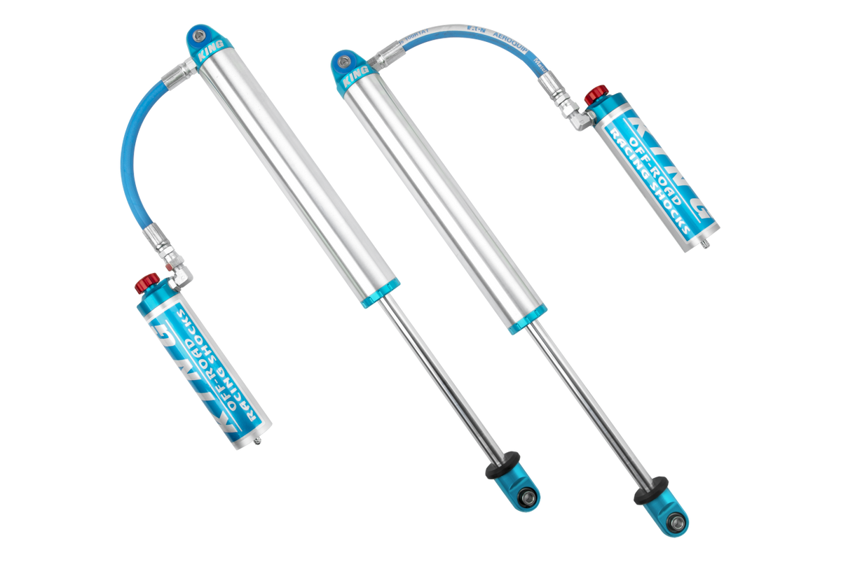 King Shocks 2.0 PR Smoothie Shock Hose Remote Reservoir With Compression Adjuster 7/8 Shaft