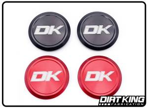 Dirt King Fabrication - Dirt King Red Ball Joint Caps - DK-BC210-RD