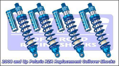 King Shocks - Polaris RZR  '08-Up King UTV Performance Shock kit with compression adjuster