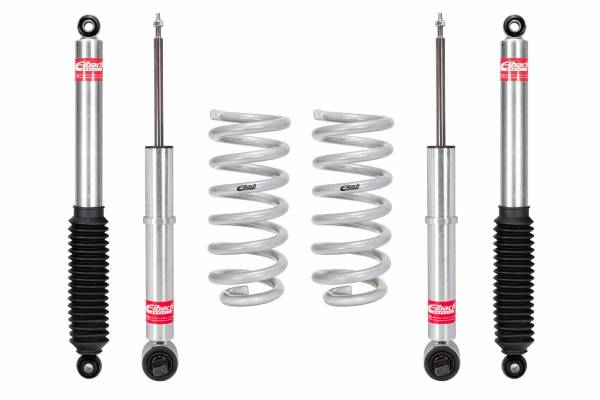 Eibach Springs - Eibach Set of 4 Shocks + 2 Front Springs 2022 to 2025 Chevrolet Silverado 1500 | E80-23-032-01-22
