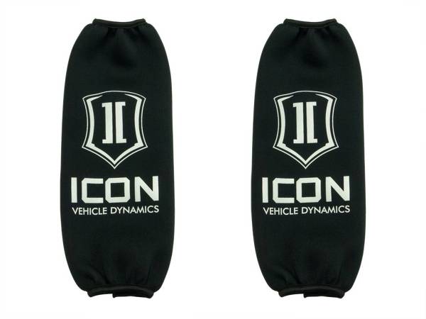 ICON Vehicle Dynamics - ICON 2.5 Series Coil Spring Wrap, Long (14.5”-15.5”), w/Stacked Logo, Pair