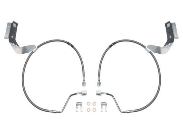 ICON Vehicle Dynamics - ICON 2005-07 Ford F250/F350 SD, Front, 2.5" Extended Stainless Brake Line Kit