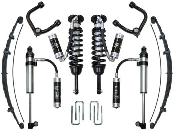 ICON Vehicle Dynamics - ICON 05-15 Tacoma 0-3.5" / 16-Up 0-2.75" Stage 8 Suspension System, Tubular UCA
