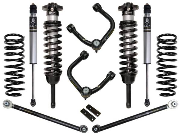 ICON Vehicle Dynamics - ICON 03-09 4Runner/FJ Cruiser 0-3.5" Lift Stage 3 Suspension System, Tubular UCA