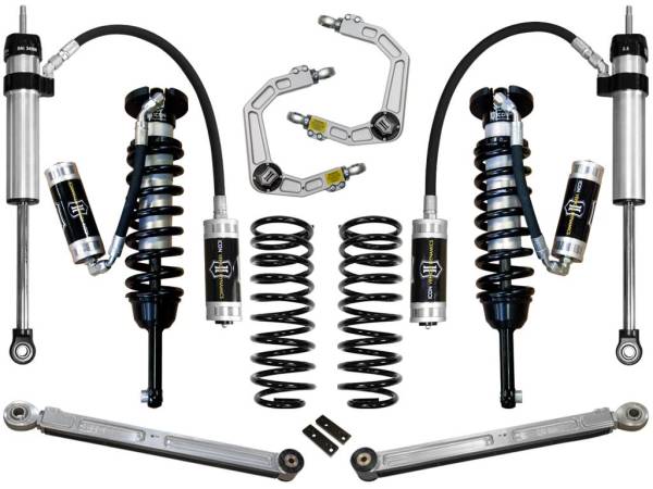 ICON Vehicle Dynamics - ICON 03-09 4Runner/FJ Cruiser 0-3.5" Lift, Stage 5 Suspension System, Billet UCA
