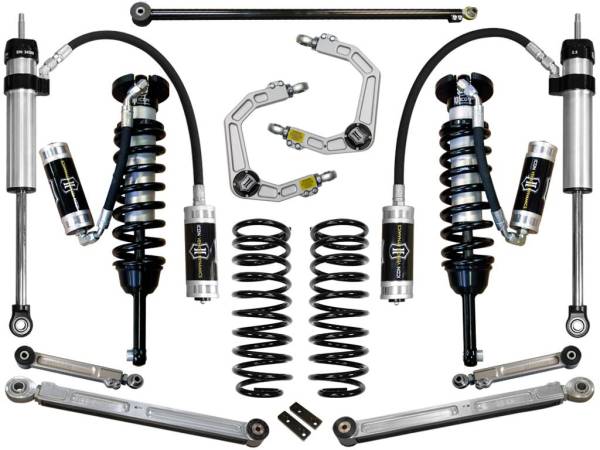 ICON Vehicle Dynamics - ICON 03-09 4Runner/FJ Cruiser 0-3.5" Lift, Stage 6 Suspension System, Billet UCA