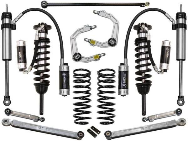 ICON Vehicle Dynamics - ICON 03-09 4Runner/FJ Cruiser 0-3.5" Lift, Stage 7 Suspension System, Billet UCA