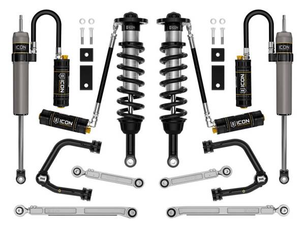 ICON Vehicle Dynamics - ICON 2022-2023 Toyota Tundra 2-3.5" Lift, Stage 10, 2.5 Suspension System, Tubular