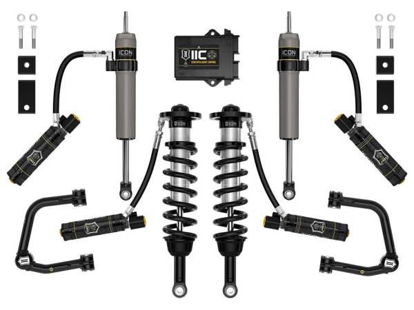 ICON Vehicle Dynamics - ICON 2022-2023 Toyota Tundra 2-3.5" Lift, Stage 12, 2.5 Suspension System, Tubular