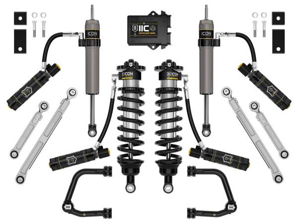 ICON Vehicle Dynamics - ICON 2022-2023 Toyota Tundra 1.25-3.25" Lift Stage 4 3.0 Suspension System, Tubular