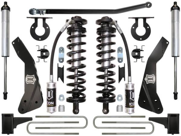 ICON Vehicle Dynamics - ICON 2011-2016 Ford F250/F350, 4-5.5" Lift, Stage 2 Coilover Conversion