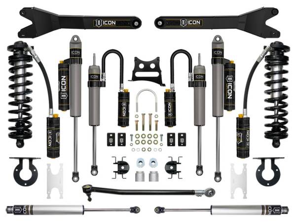 ICON Vehicle Dynamics - ICON 2017-2022 Ford F250/F350, 2.5-3" Lift, Stage 6 Coilover Conversion System with Radius Arms