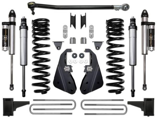 ICON Vehicle Dynamics - ICON 2017-2019 Ford F250/F350, 4.5" Lift, Stage 2 Suspension System