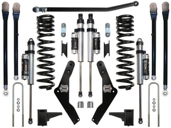 ICON Vehicle Dynamics - ICON 2011-16 Ford F250/F350, 4.5" Lift, Stage 4 Suspension System