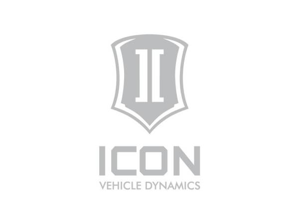 ICON Vehicle Dynamics - ICON Vehicle Dynamics Stacked Logo Sticker, Silver, 6” Tall