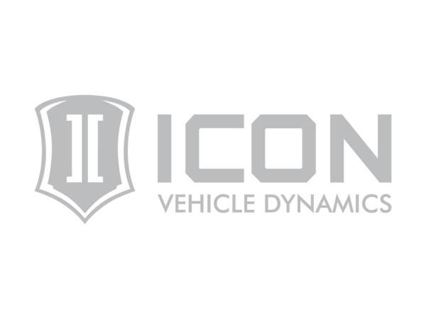 ICON Vehicle Dynamics - ICON Vehicle Dynamics Standard Logo Sticker, Silver, 12” Wide