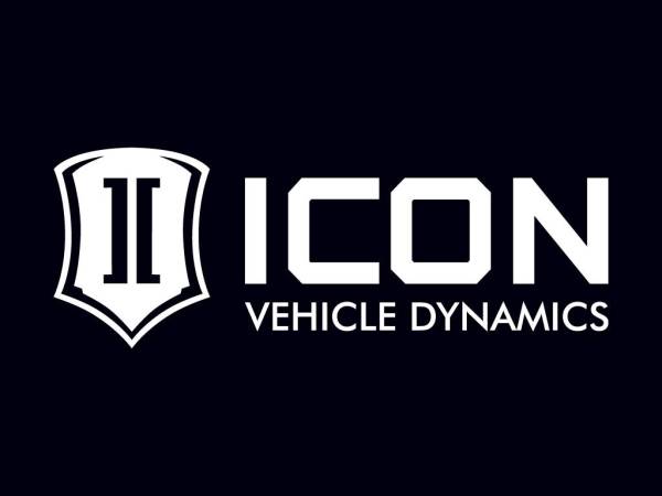 ICON Vehicle Dynamics - ICON Vehicle Dynamics Standard Logo Sticker, White, 12” Wide, STICKER- STD 12 IN W