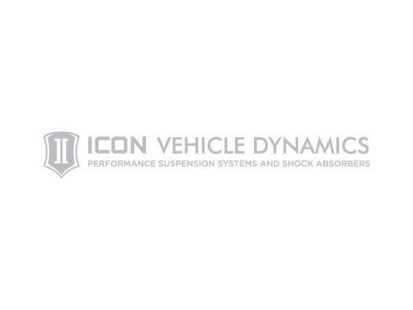 ICON Vehicle Dynamics - ICON Vehicle Dynamics Tagline Sticker, Silver, 18” Wide, STICKER-TAGLINE 25 IN S