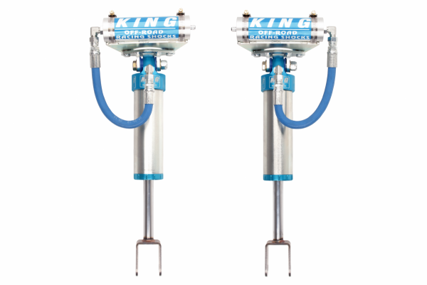 King Shocks - King Shocks, SILVERADO/SIERRA 2500/3500/HD 11+ FRONT 2.5 DIA. REMOTE RESERVOIR EXT TRAVEL SHOCK (PAIR), (USE W/ AFTERMARKET TORSION KEY, 1-2" LIFT MAX)  | 25001-302-EXT