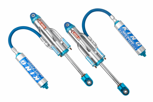 King Shocks - King 3.0" X 12 INCH TRAVEL Bypass Hose Remote Reservoir Non-Adjustable | RS3012-BP4H