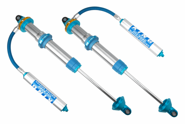 King Shocks - King 3.0" X 18 INCH TRAVEL Internal Bypass Hose Remote Reservoir Non-Adjustable | RS3018-COHR-I