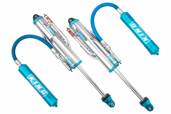 King Shocks - King 4.0" X 26 INCH TRAVEL Bypass Hose Remote Reservoir Non-Adjustable | RS4026-BP6H