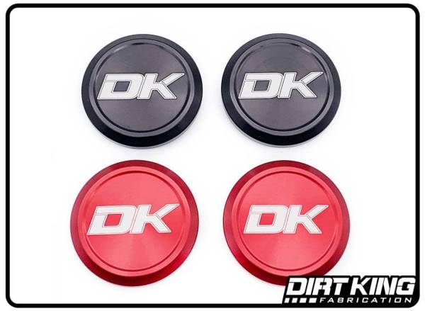 Dirt King Fabrication - Dirt King Black Ball Joint Caps - DK-BC216-BK
