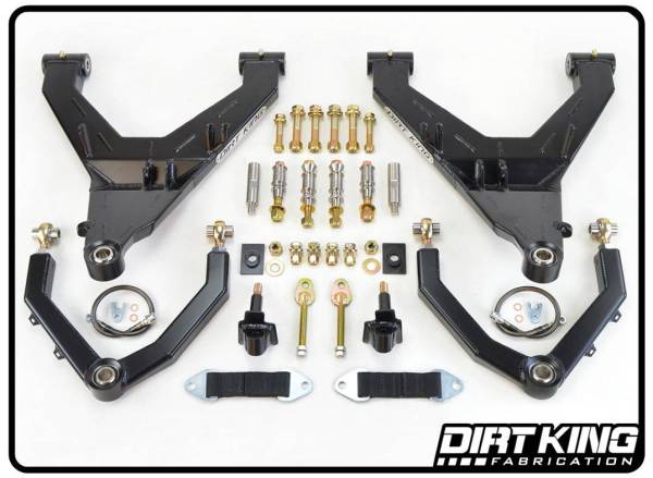 Dirt King Fabrication - Dirt King Long Travel Kit with Bushing Upper Arms - DK-541908-B
