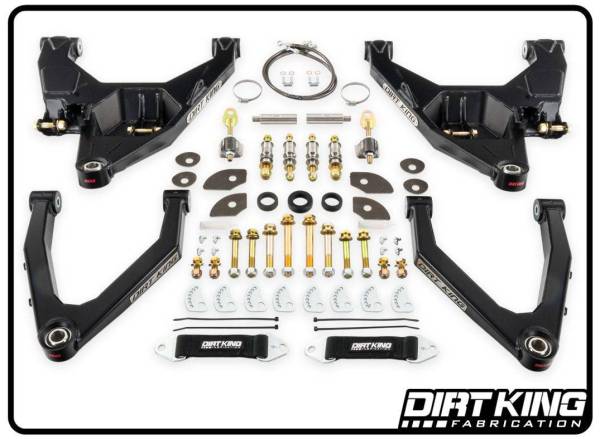 Dirt King Fabrication - Dirt King Long Travel Kit with Bushing Upper Arms - DK-635908-B