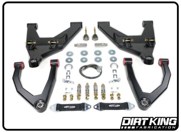 Dirt King Fabrication - Dirt King Long Travel Kit with Bushing Upper Arms - DK-815908-B