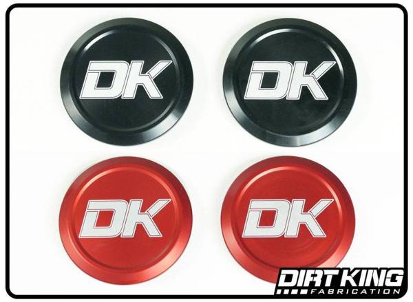 Dirt King Fabrication - Dirt King Red Ball Joint Caps - DK-BC241-RD