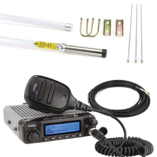 Rugged Radios - Base Camp - Digital M1 Mobile Radio with Fiberglass Antenna Kit | BASECAMP-PLUS-M1