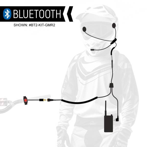 Rugged Radios - CONNECT BT2 Bluetooth Moto Kit with Radio R1 | BT2-KIT-R1