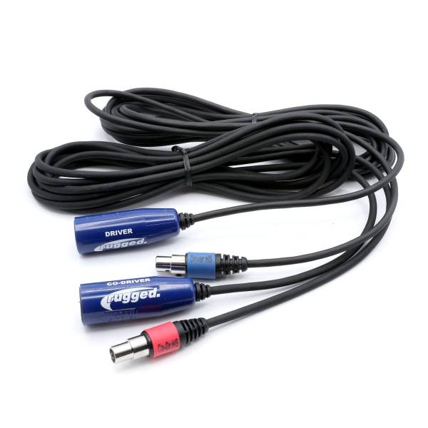 Rugged Radios - OFFROAD Driver and Co-Driver Intercom Cable Bundle | CS-OFF-DCD