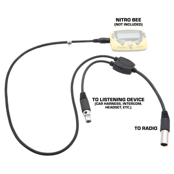 Rugged Radios - Adapter for Scanner to 5-pin Car Harness Headset or Intercom | CS-SCAN-ADPT