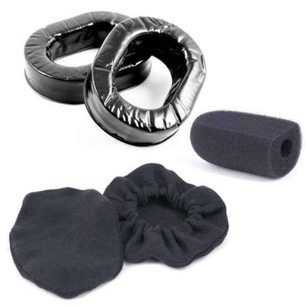 Rugged Radios - Gel Ear Seals Comfort Kit with Cloth Ear Covers & Mic Muff | GEL-COMFORT-KIT