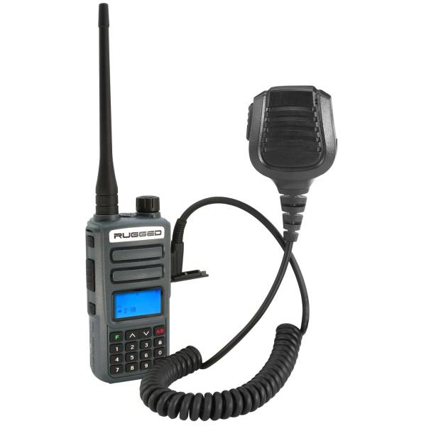 Rugged Radios - BUNDLE - Rugged GMR2 PLUS - GMRS / FRS Two Way Handheld Radio with Hand Mic | GMR2-G