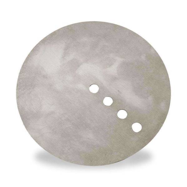 Rugged Radios - 6 inch Ground Plane Disc for Antenna Mounting on Aluminum Fiberglass Plastic | GP-DISC-6