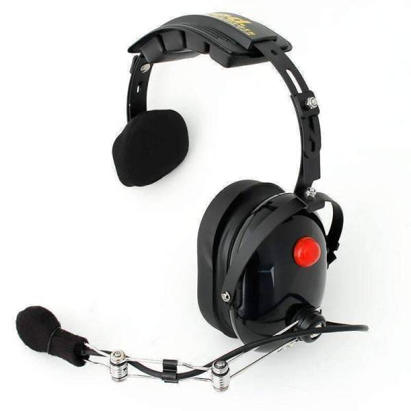 Rugged Radios - H15 Single Side Headset for 2-Way Radios - Black | H15-BLK