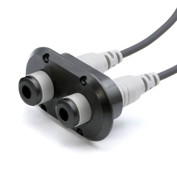 Rugged Radios - Dual Headset / Helmet Jack Flush Mount Offroad | JM-D-F