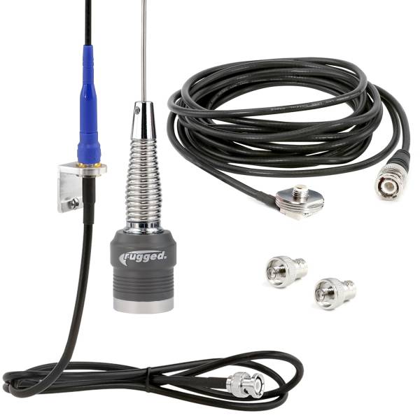 Rugged Radios - Long Track Antenna Upgrade Kit for Rugged V3 / RH5R Handheld Radio UHF | LT-5R-U
