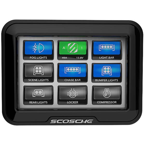 Rugged Radios - Scosche M8RIX - Power Management System with Touchscreen Control Panel | M8RIX