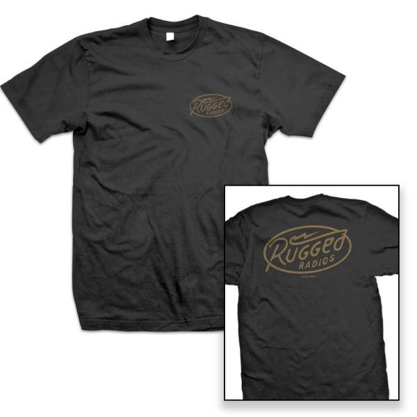 Rugged Radios - Rugged Radios BOLT T-Shirt - Black Medium | MS-BOLT-BLK-MD