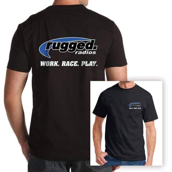 Rugged Radios - Rugged Radios CLASSIC T-Shirt - Black Extra Large | MS4-BLACK-XL