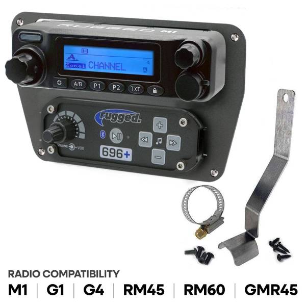 Rugged Radios - Can-Am Commander Intercom and Radio Mount Kenwood TK7360 | MT-CANAM-KEN